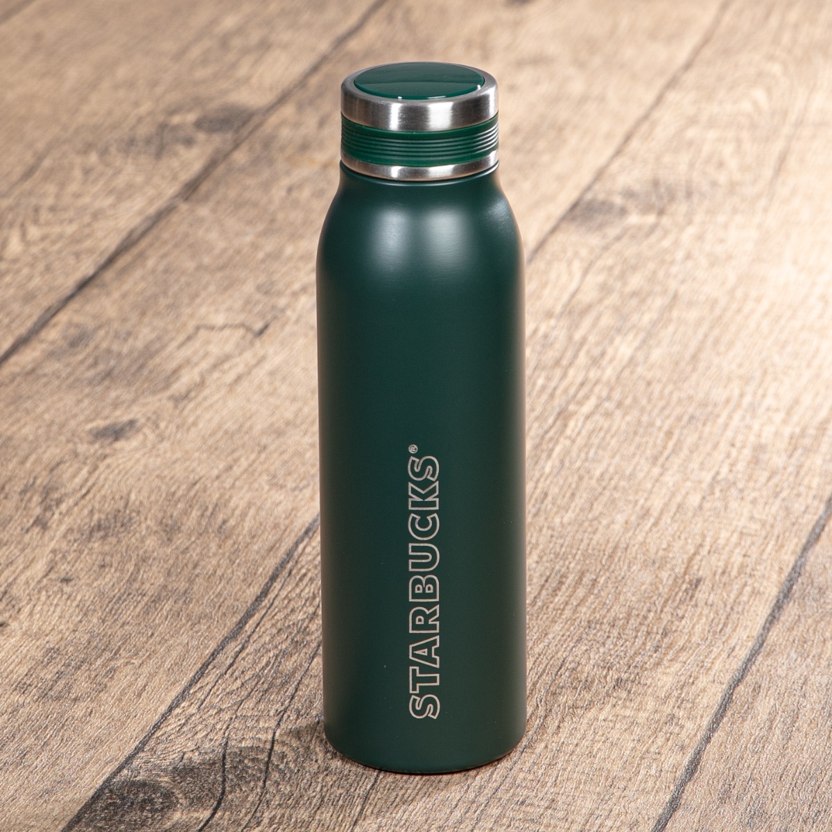 15oz Starbucks Green Stainless Steel Water Bottle