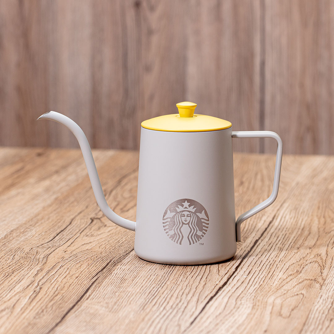 Yellow & Grey SS Kettle