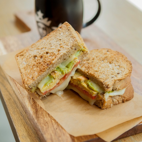 Chipotle Chicken & Guacamole Toastie