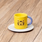 3oz Tiger Mug with Saucer Set WEB