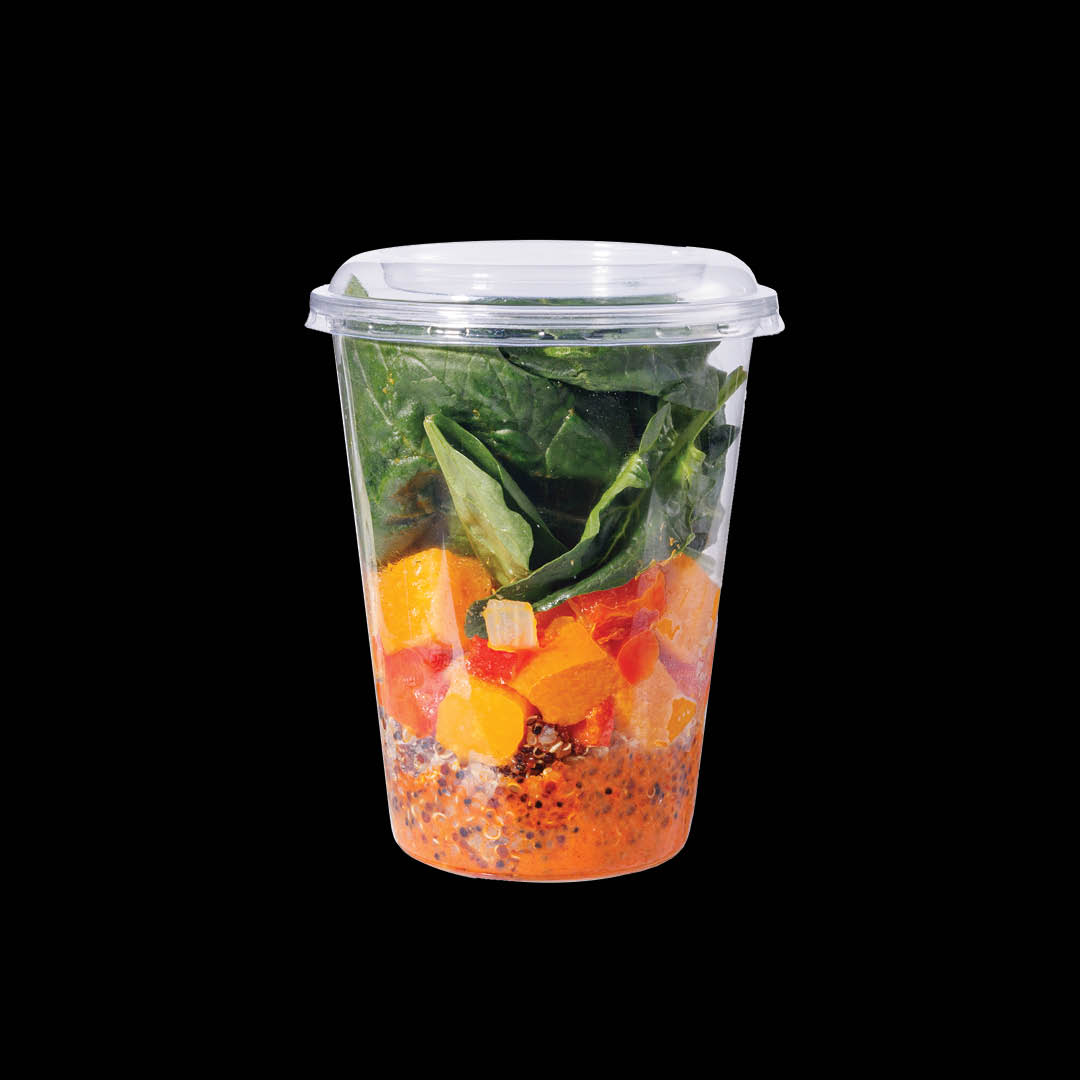 Roasted Veggie & Quinoa Salad Cup