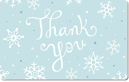 Snowflakes Thank You