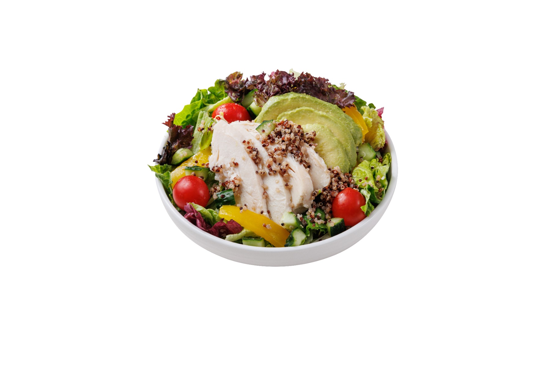 Chicken, Avocado, Quinoa Salad