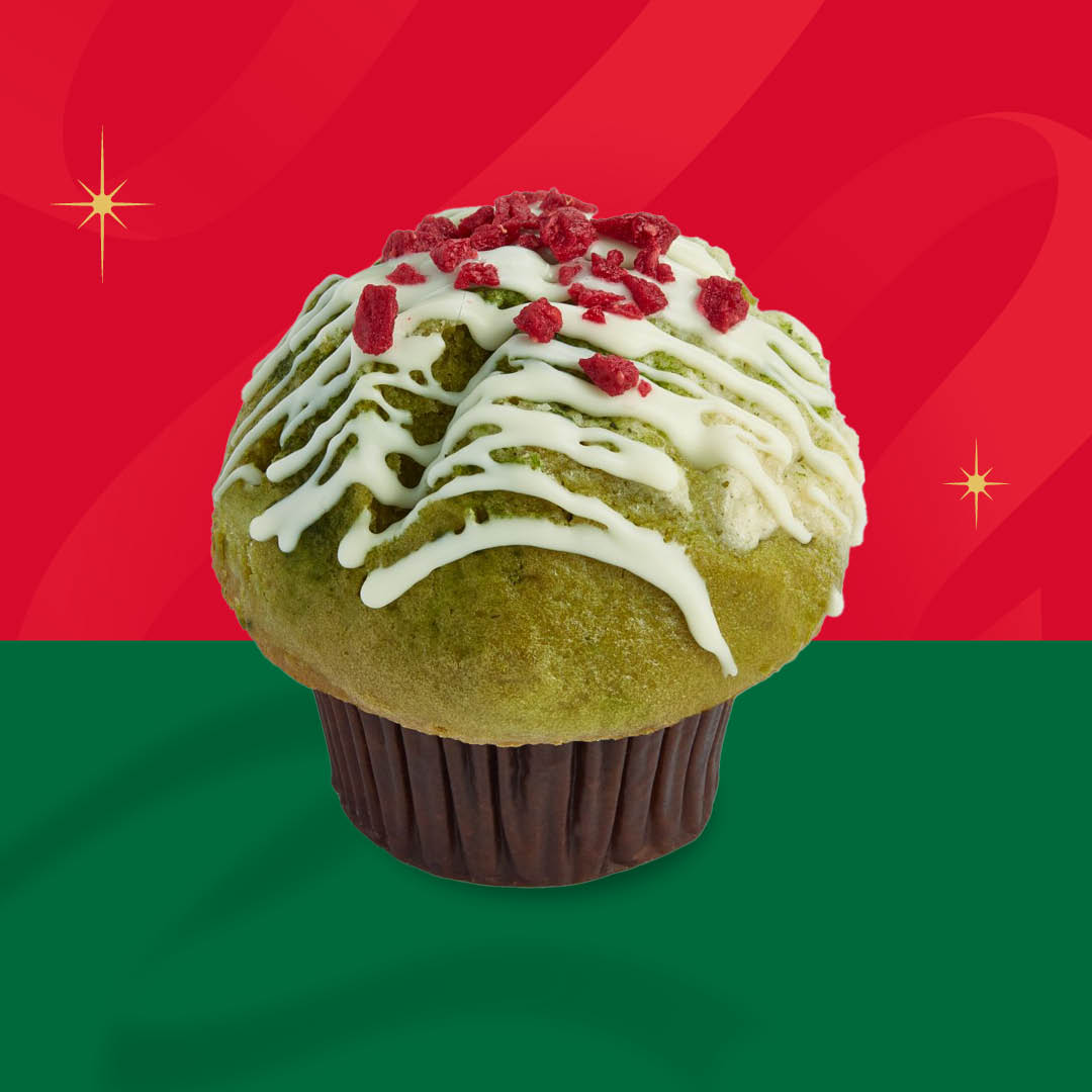 聖誕抺茶麻糬鬆餅