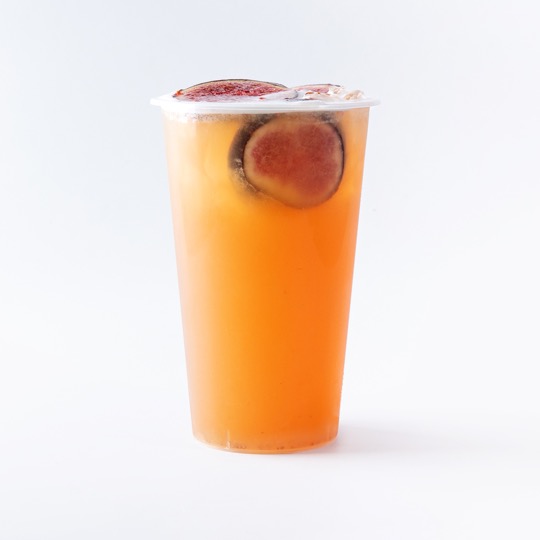 Iced White Tea with Fresh Fig