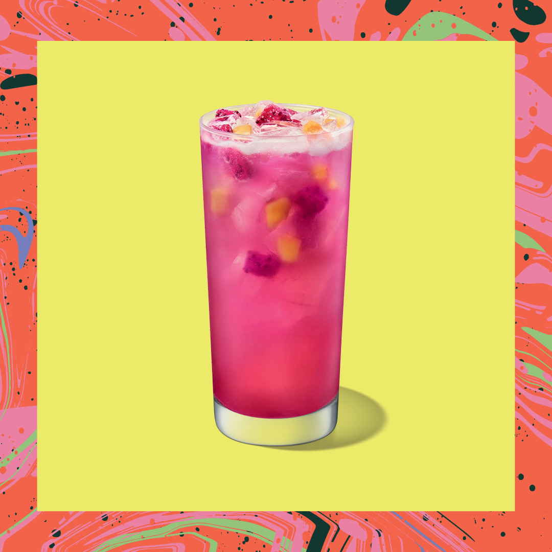 Mango Dragonfruit with Lemonade Starbucks Refreshers™