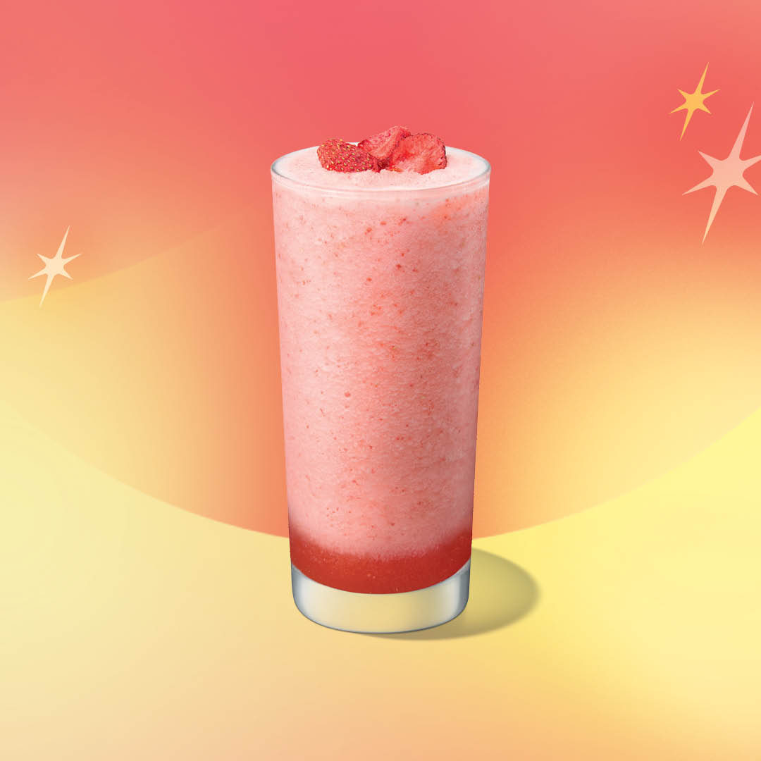 Frozen Pink Drink with Strawberry Acai Starbucks Refreshers™ Beverage​ (made with coconutmilk)