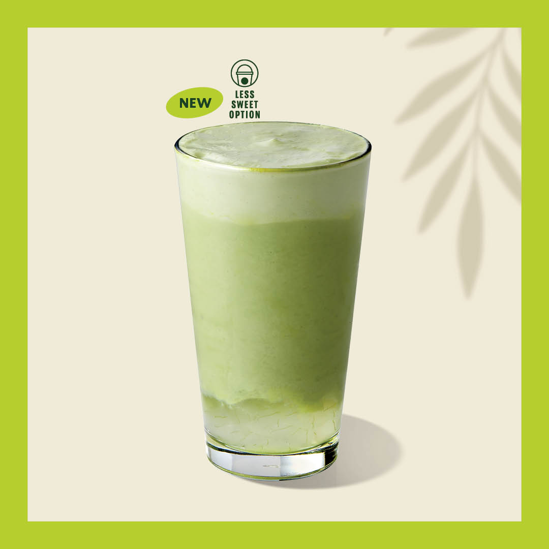 Avocado Cloud Cream Frappuccino® Blended Beverage (with aloe vera bits) This beverage contains milk ingredients.