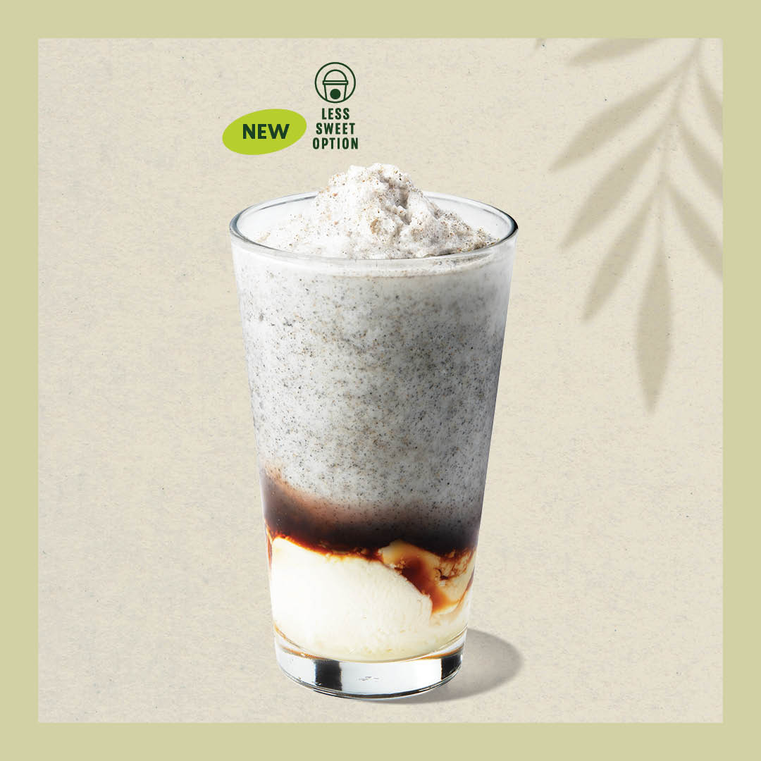 Black Sesame Coffee Frappuccino® Blended Beverage (with Tofu Pudding)