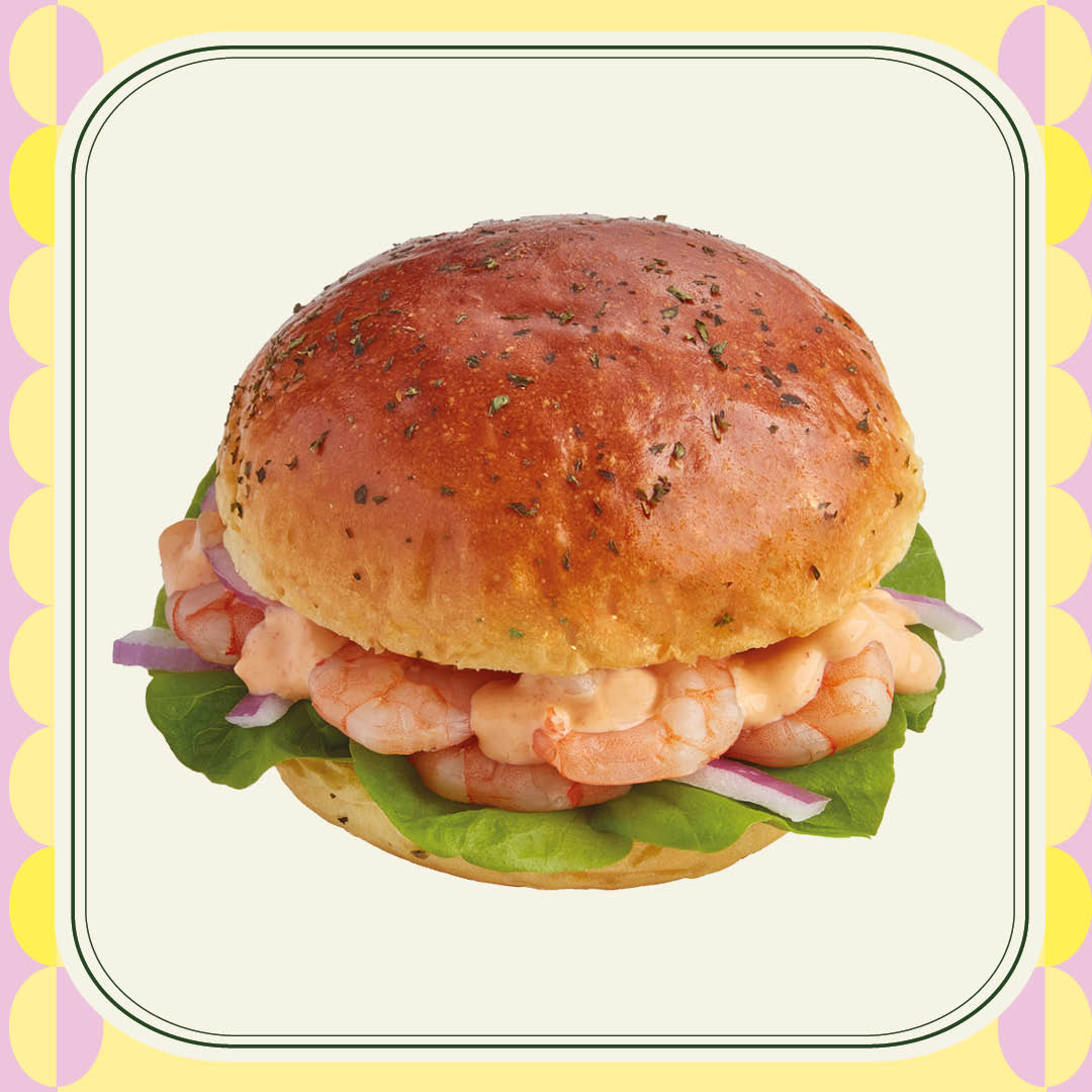 Sriracha Shrimp Brioche Bun