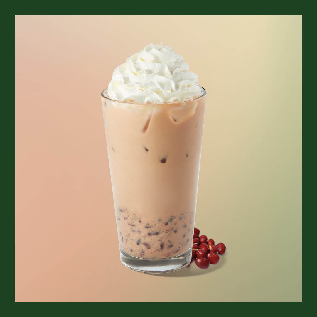Iced Classic Milk Tea (with red bean)