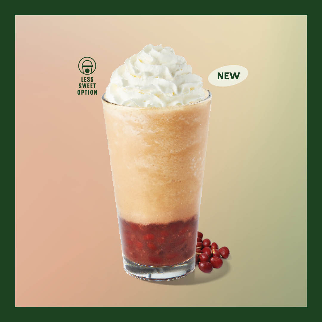 Classic Milk Tea Cream Frappuccino (with red bean)​® Blended Beverage
