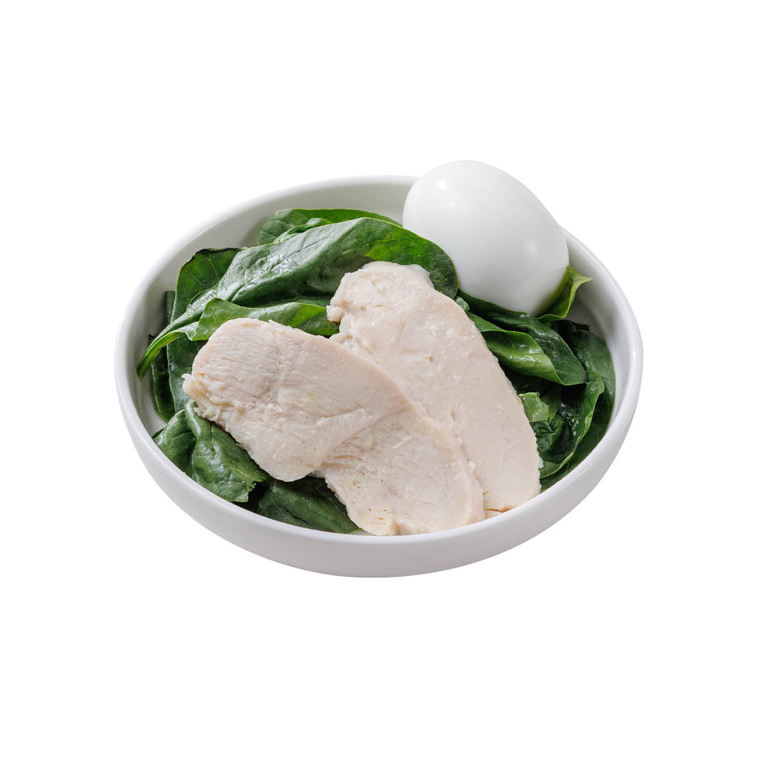 Spinach Egg Chicken Cup