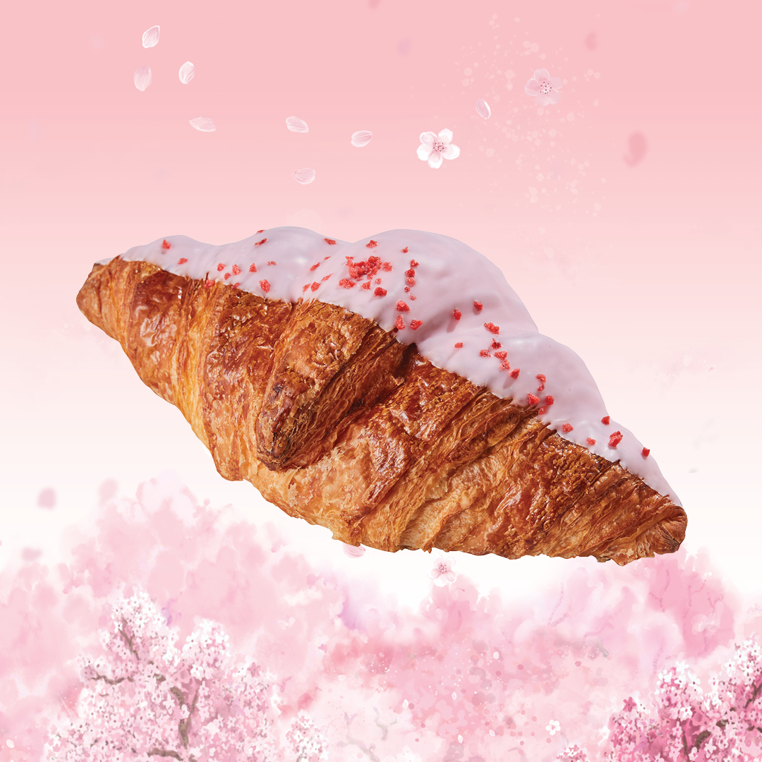 Strawberry Blossom Croissant 