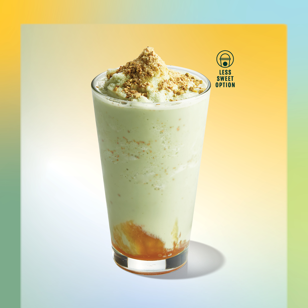 Salted-Caramel Pistachio OatMilk Cream Frappuccino®