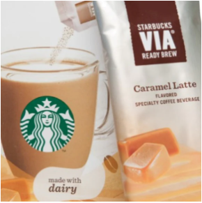 Starbucks Caramel Latte VIA WEB