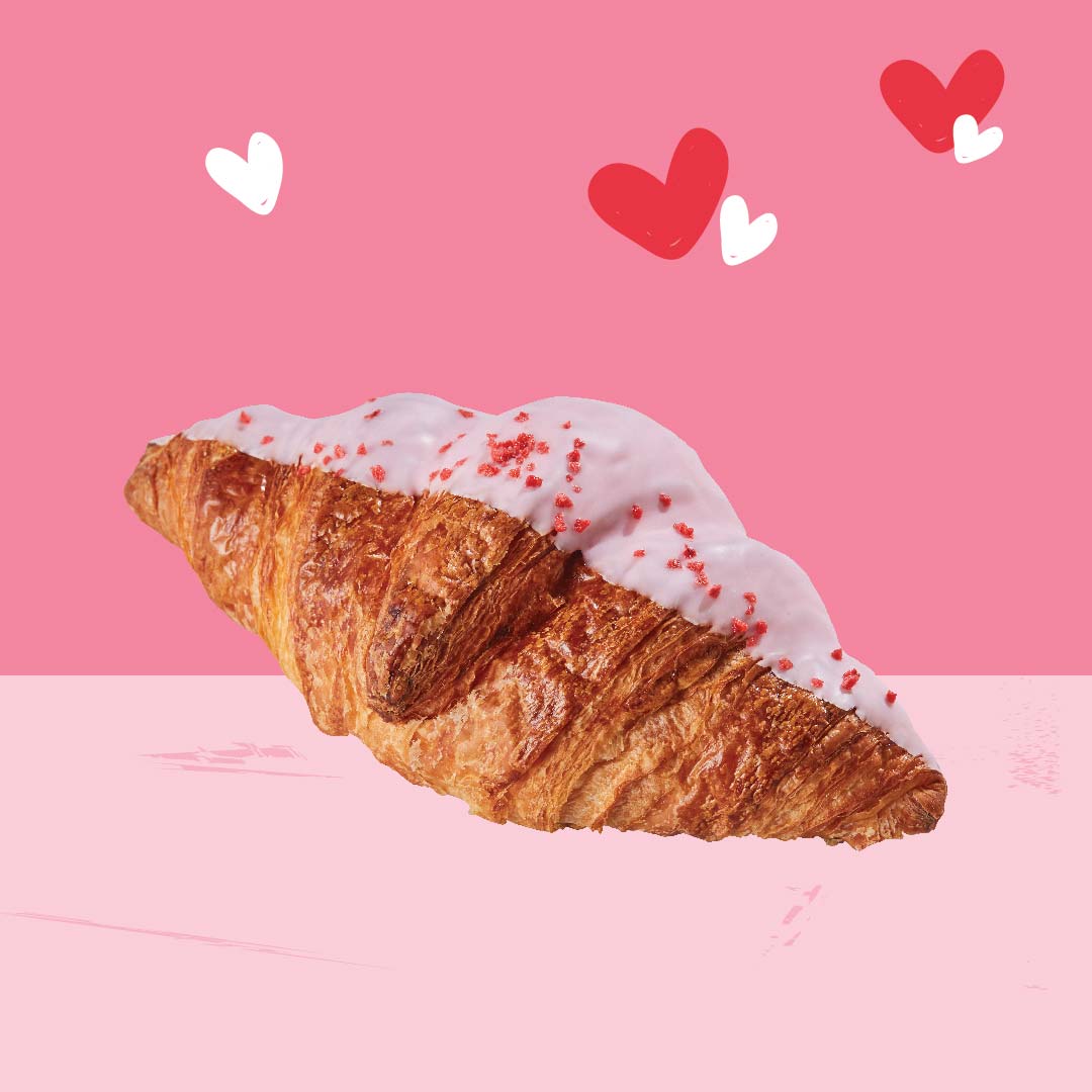 Pink Lover Croissant