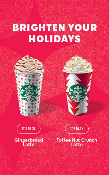 Xmas Gingerbread Latte / Toffee Nut Crunch Latte